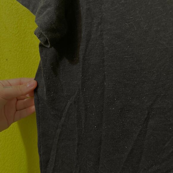 VS PINK L Open Back Tee Large Victoria’s Secret Black Short Sleeve - Picture 4 of 6